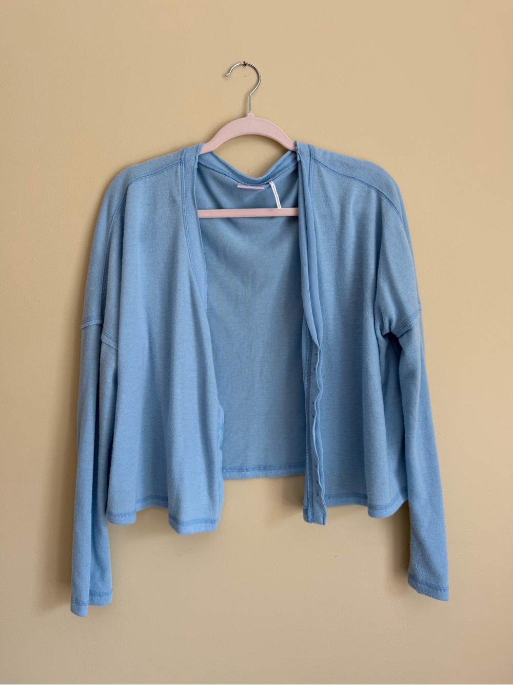 Out from Under light blue cardigan